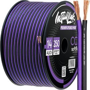 Install Link 14 AWG Gauge Speaker Wire (100 Feet) Car or Home Theater (CCA) in Saudi Arabia