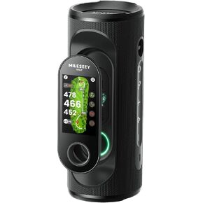 MiLESEEY GeneSonic Pro Golf GPS Speaker with 43K+ Courses No-Subscription | Detachable GPS Handheld Rangefinder, MagLock, Color Touchscreen, Visual & Audible Yards, Layup/FCB/Hazard, 15H Battery, IP67 in Saudi Arabia