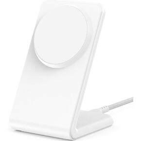 Mag.Safe Charger - Magnetic Wireless Charger for iPhone 12-17,White | Fast Charging | Magnetic iPhone Charging | for iPhone Charger Stand in Saudi Arabia