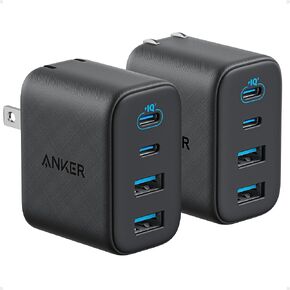 Anker Zolo USB C Charger Block, 50W Max Output Type C Charger Fast Charging (2, Black) in Kuwait