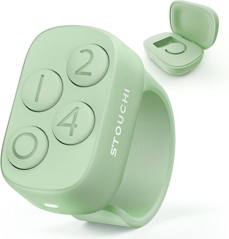 Stouchi 2.0 Remote for Anki | No Remap | No Add-on | 5s Fast Pair | 12hr+ Single Use |140hr+ with Charging Case Steady Connection Lightweight Work with All Windows, MacOS, iOS, Android Devices in Saudi Arabia