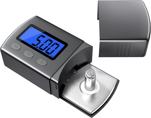 DIGITNOW Digital Turntable Stylus Force Scale Gauge 0.01g/5.00g,Tracking Force Pressure Scale for Tonearm Phono Cartridge, Blue LCD Backlight in Saudi Arabia
