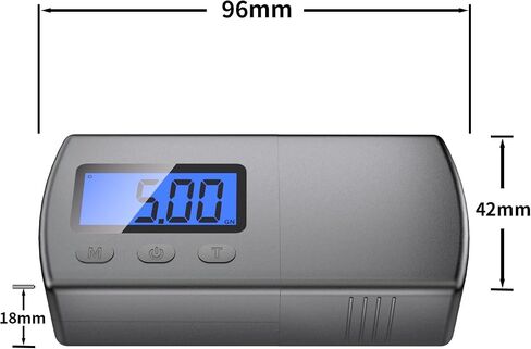 DIGITNOW Digital Turntable Stylus Force Scale Gauge 0.01g/5.00g,Tracking Force Pressure Scale for Tonearm Phono Cartridge, Blue LCD Backlight in Saudi Arabia