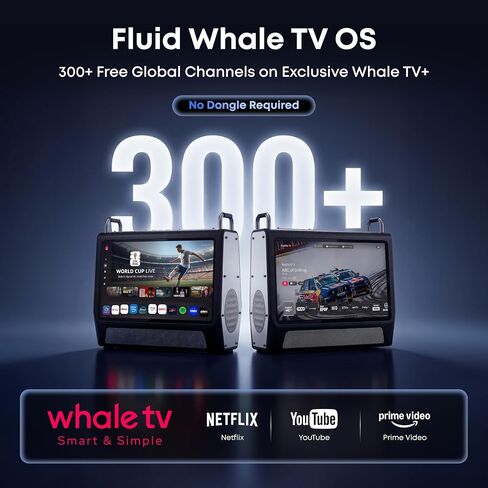 Portable TV 15.6 Inch 1080P Smart TV with 60W Speakers, Built-in 12+ Hrs Battery Outdoor TV, Rechargeable Camping TV with ATSC, HDMI, WiFi, Android Apps for Camping, RV, Patio (Inches, 15.6) in Saudi Arabia