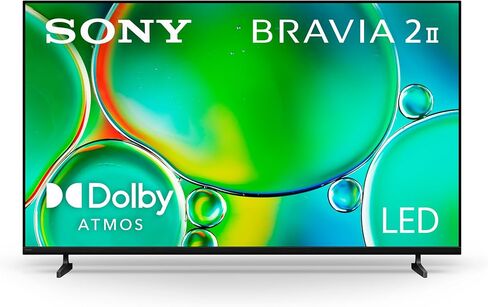 Sony 43 Inch BRAVIA 2 II LED 4K HDR Smart Google TV (K-43S20M2) | Exclusive Features for PlayStation®5, Motionflow XR, 4K Processor X1 with 4K X-Reality PRO, Triluminos Pro in Saudi Arabia