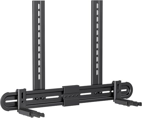 USX MOUNT Universal Soundbar Mount, Sound Bar TV Bracket for Soundbar with Speaker, Fits 2 Installation Options, Removable No-Slip Base Holder Extends 3.46"-6.06" in Kuwait