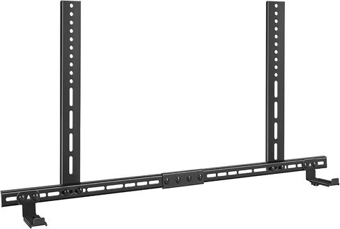 Sound Bar Mounts Under TV, All Metal,Holds up to 33 lbs, Black | Depth Adjustable 3.7''-6.3'',Heavy duty Soundbar Mount, For VESA holes up to 31.5 inches (800mm) wide, Easy to install,HD-128 in Saudi Arabia
