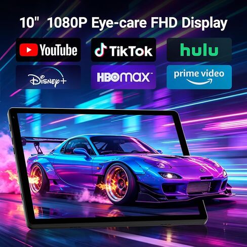 Android 16 Tablet 10 Inch, 24GB RAM 64GB ROM 1TB,HD IPS,Fast WiFi 6, BT 5.4 | Electronics Tablets with HD IPS Touchscreen, 6000mAh 12H Battery, 2*Cameras Tablets for Kids & Adults, Gifts, Streaming, Work in Kuwait