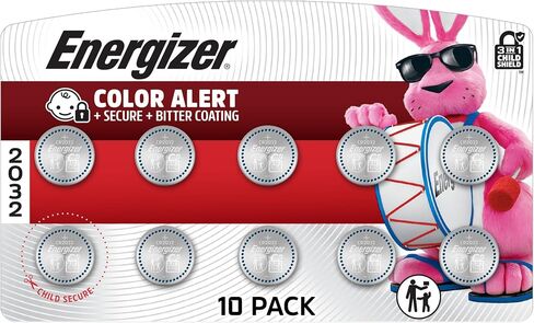 Energizer CR2032 Batteries (10 Pack), 3V Lithium Coin Batteries in Kuwait