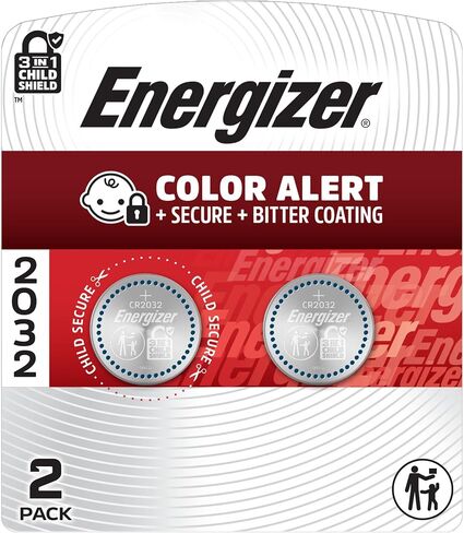 Energizer CR2032 Batteries (10 Pack), 3V Lithium Coin Batteries in Saudi Arabia