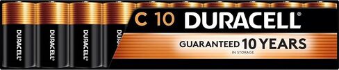 Duracell Coppertop C Batteries, 8 Count, 10-Year Shelf Life, Long-lasting in Kuwait