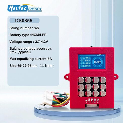 موازن نشط 4S 6S 8S مع عرض الجهد Lifepo4 Equalizer Lipo/LTO جهاز اختبار جهد البطارية (4S Lifepo4 lipo) in Kuwait