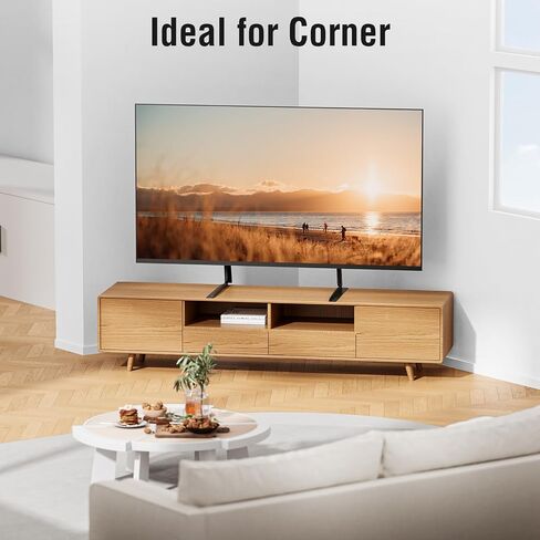 ELIVED Universal Table Top TV Stand for Most 27-55 Inch Flat/Curved TVs | TV Base Height Adjustable Legs Stand, Replacement TV Feet Holds up to 88lbs, Max VESA 800x400mm in Kuwait
