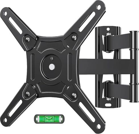 EconoMe TV Wall Mount for Most 32-65 inch Flat Screen/LED/4K TVs, TV Mount with Swivel and Tilt Articulating Dual Arms, Full Motion Wall Mount up to 16" Stud, Max VESA 400X400mm, up to 99lbs in Kuwait