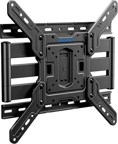 EconoMe TV Wall Mount for Most 32-65 inch Flat Screen/LED/4K TVs, TV Mount with Swivel and Tilt Articulating Dual Arms, Full Motion Wall Mount up to 16" Stud, Max VESA 400X400mm, up to 99lbs in Kuwait