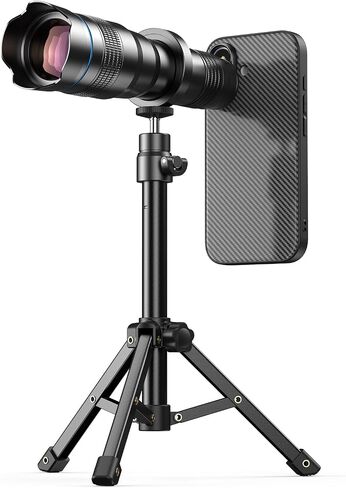 36X Telephoto Lens, Evil Eye High Power HD Telephoto Phone Lens with Tripod for Android & iPhone, Samsung and Most Smartphone in Saudi Arabia