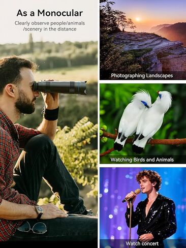 MIAO LAB 28X HD Telephoto Lens for iPhone/Samsung/Android | High Power Telephoto Camera Lens, Universal Smartphone Compatibility in Saudi Arabia