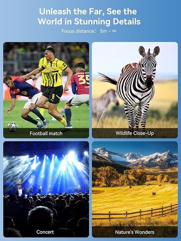 MIAO LAB 28X HD Telephoto Lens for iPhone/Samsung/Android | High Power Telephoto Camera Lens, Universal Smartphone Compatibility in Saudi Arabia