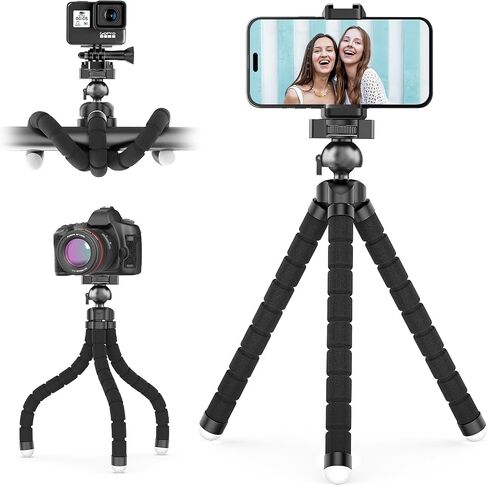 UBeesize Phone Tripod Pro S, Flexible Desk Stand with Wireless Remote, Mini Holder for Camera and GoPro in Saudi Arabia