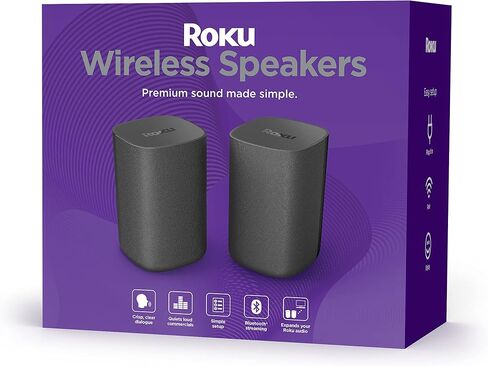 Roku Wireless Speakers, Set of 2 (Pack of 1) in Saudi Arabia