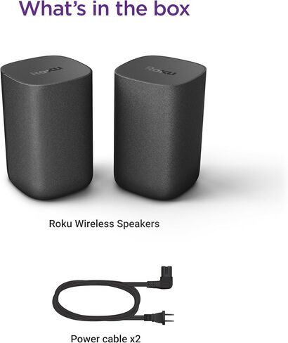 Roku Wireless Speakers, Set of 2 (Pack of 1) in Saudi Arabia