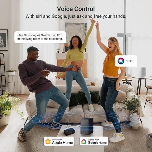 جهاز بث موسيقى لاسلكي من Arylic LP10 للصوت المنزلي، AirPlay 2، Google Cast، Spotify Connect، Tidal Connect وApple Home، واي فاي ومضخم صوت بلوتوث لمكبرات الصوت ومكبرات الصوت in Kuwait
