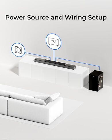 ULTIMEA 3.1.2ch Sound Bar with 6.5 inch Subwoofer, Dolby Atmos | Surround Sound System for TV for Home Theater, Sound Bar for Smart TV, Soundbar with BT 5.4, HDMI eARC, Skywave F30 Boom in Saudi Arabia