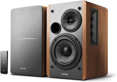 Edifier R1280T Powered Bookshelf Speakers - 2.0 Active Near Field Studio Monitor Speaker - Wooden Enclosure - 42 Watts RMS Power in Kuwait