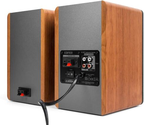 Edifier R1280T Powered Bookshelf Speakers - 2.0 Active Near Field Studio Monitor Speaker - Wooden Enclosure - 42 Watts RMS Power in Kuwait