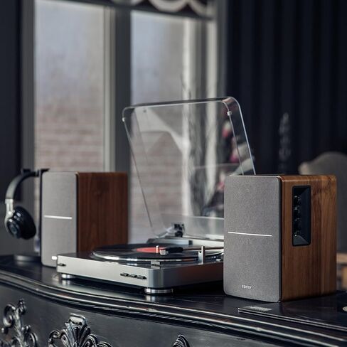 Edifier R1280T Powered Bookshelf Speakers - 2.0 Active Near Field Studio Monitor Speaker - Wooden Enclosure - 42 Watts RMS Power in Kuwait