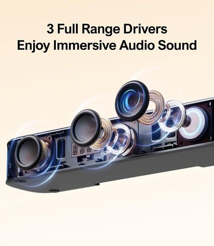 ULTIMEA 7.1ch Virtual Surround Sound Bar, Sound Bar for Smart TV with 4 Surround Speakers, Peak Power 330W, Surround Sound System for TV, App Control, TV Soundbar with Subwoofer, Opt/AUX/BT, Aura A40 | with 4 Surround Speakers, Peak Power 330W, App Contro in Saudi Arabia