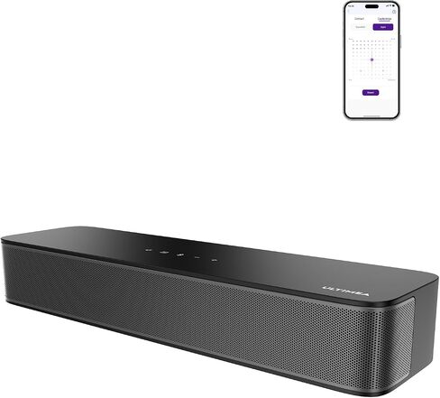 ULTIMEA 2.1ch Sound Bar for TV, Built-in Subwoofer, Stereo Shelf System | Peak Power 132W, App Control, 16 Inches Bluetooth 5.4 TV Speakers, for PC, All-in-one, Opt/AUX/Wall Mount, Poseidon M20 Pro in Saudi Arabia