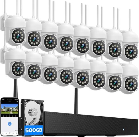 CAMCAMP Wireless Security Camera Outdoor WiFi Pro for Home 24/7 Recording in Saudi Arabia
