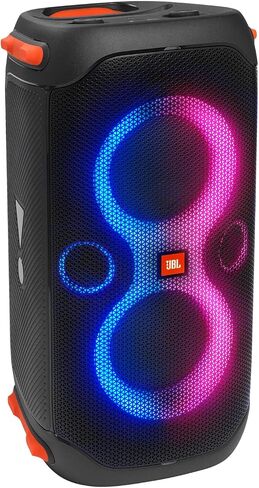JBL PartyBox 110 - Portable Party Speaker with Built-in Lights, Powerful Sound and deep bass, Black | Powerful JBL Original Pro Sound, Dynamic light show that syncs to the beat, 12 hours of playtime, IPX4 splashproof in Saudi Arabia