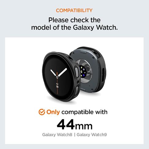 Spigen Thin Fit 360 لساعة سامسونج جالاكسي 9/8 44 ملم (2026/2025) in Kuwait