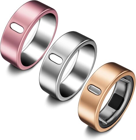3 Pack Cover Compatible for Oura Ring Gen 4 3 Horizon/Heritage Size 8 | Support Charging with Cover on, Anti-Scratch TPU Protector Oura Ring Accessories for Men Women (Not for Oura 5/4 Ceramic) in Saudi Arabia