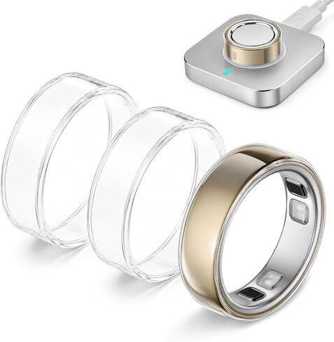 3 Pack Cover for Oura Ring Gen 5, Ultra-Thin Clear TPU Ring Protector | Anti-Scratch Protector Case Smart Ring Accessories for Oura Ring 5 Women Men, Supports Charging, Ultra-Thin 0.5mm in Kuwait