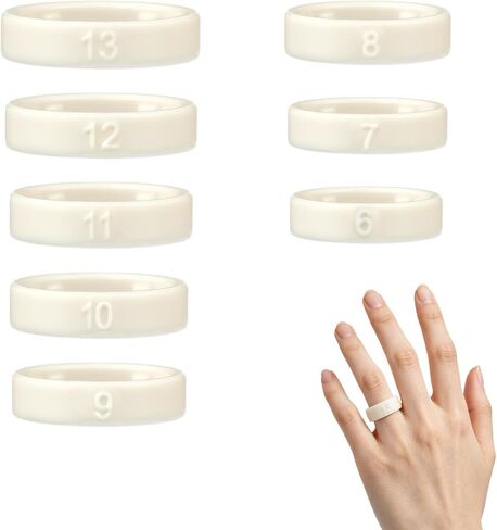 Sizing Kit Compatible with Oura Ring 5 | Sizes 6 to 13 Smart Ring Accessory, Before You Buy Ring, Unique Sizes, Not Standard Ring Sizing in Saudi Arabia
