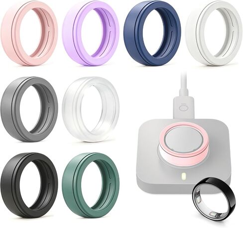 Ring Cover Compatible with Oura Ring 5, 8 Pack Silicone Protector(S) in Saudi Arabia