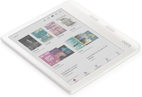 Kobo Libra Colour eReader, 7" Color E Ink, Waterproof, White in Saudi Arabia