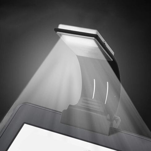 Book Light, LED Reading Lamp USB Rechargeable Flexible Night Light 4 Level Brightness 360°Adjustable Clip on Work/Desk/Bed Lights for Amazon Kindle/eBook Reader/Book/iPad in Saudi Arabia