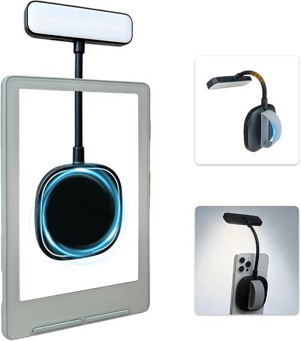 Magnetic Rechargeable Reading Light for Xteink x4 e-Book Reader | Portable Magnetic Reading Light with Hand Strap for E-reading, Compatible with Xteink E-book Reader, Smartphone, Laptop in Kuwait