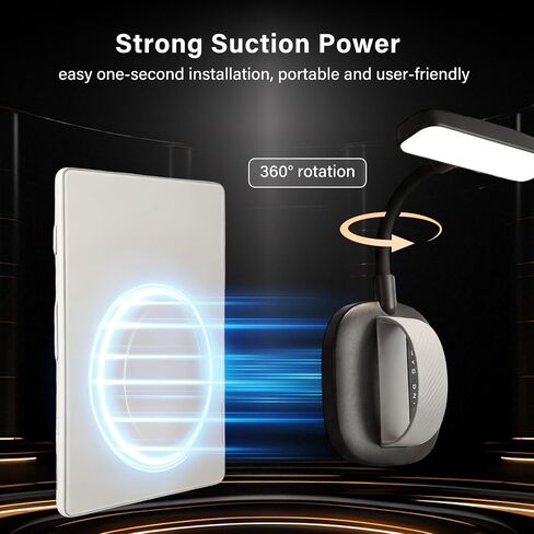 Magnetic Rechargeable Reading Light for Xteink x4 e-Book Reader | Portable Magnetic Reading Light with Hand Strap for E-reading, Compatible with Xteink E-book Reader, Smartphone, Laptop in Kuwait