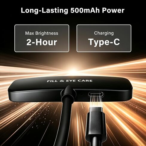 Magnetic Rechargeable Reading Light for Xteink x4 e-Book Reader | Portable Magnetic Reading Light with Hand Strap for E-reading, Compatible with Xteink E-book Reader, Smartphone, Laptop in Kuwait