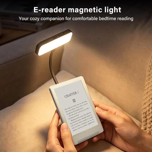 Magnetic Rechargeable Reading Light for Xteink x4 e-Book Reader | Portable Magnetic Reading Light with Hand Strap for E-reading, Compatible with Xteink E-book Reader, Smartphone, Laptop in Kuwait