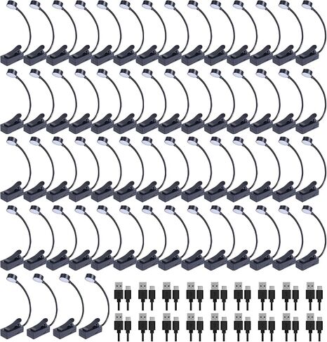 KunHe 30 Pack Rechargeable Book Lights for Reading at Night Small Book Light Bulk Clip on Reading Lights Lightweight Booklight as Christmas Stocking Stuffers for Kids Book Lovers in Kuwait