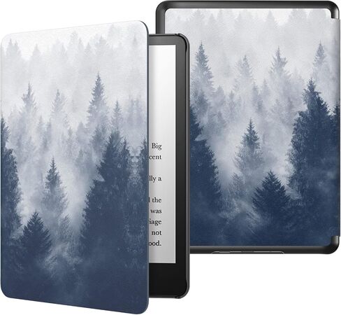 Moko Magnetic Case for 7" Kindle Paperwhite 12th Gen 2024/Colorsoft,Flowers | Compatible with iphone Magsafe for Samsung/Anker Wireless Charging Pads, Auto Sleep/Wake, for Kindle Colorsoft 1st Gen in Saudi Arabia