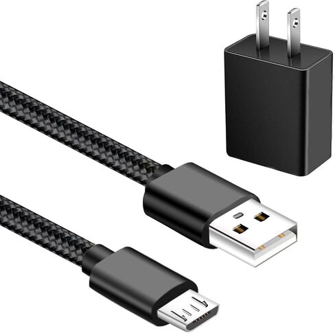 Replacement 5Ft Adapter Charging Power Cord for Dexcom G7/G6/G5/G4 Receiver | Freestyle Libre Reader 2, Libre 3, Libre 14 Day,Tandem t:Slim X2 Insulin Pump | Braided Nylon Micro USB Cord in Saudi Arabia
