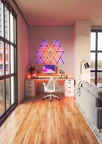 Nanoleaf Lines | Skin | Black Matte 9pcs in Saudi Arabia