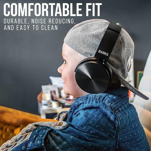 Barks Classroom Headphones Bulk 10 Pack (Select Black, On-Ear, Wired 3.5mm) | Durable Everyday Student Use, Tangle-Free Cords, Adjustable Fit All-Day Comfort, Clear Sound, Easy Clean, K-12 School Testing in Saudi Arabia